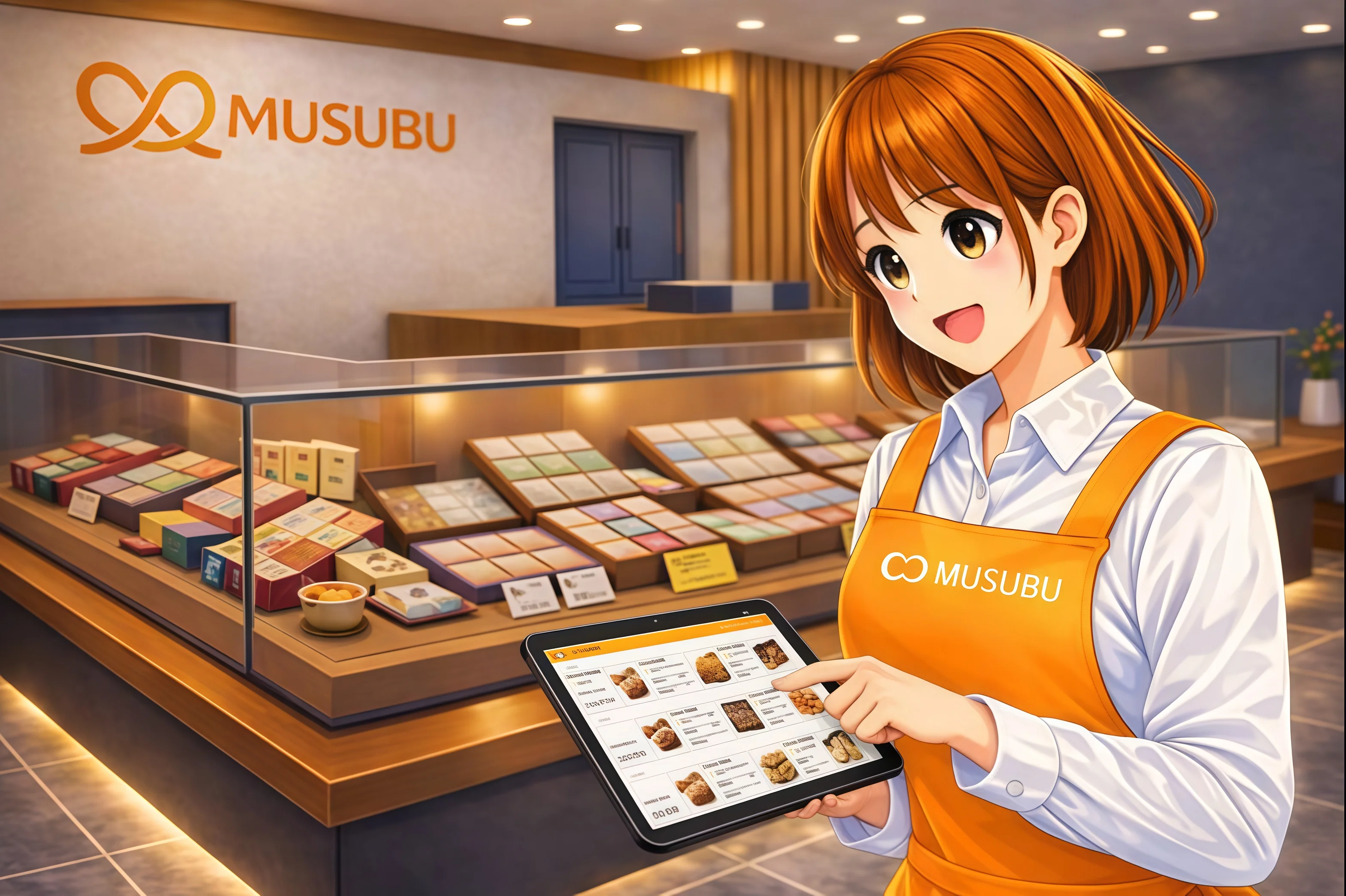 導入後：タブレットで一括発注